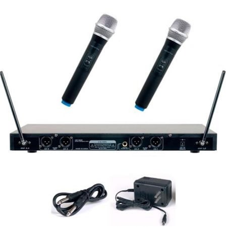 Plugit M, N, O, P Frequency Professional Quad Vhf Wireless Microphone System PL964729